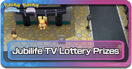 Jubilife TV Lottery Prizes and How to Win .